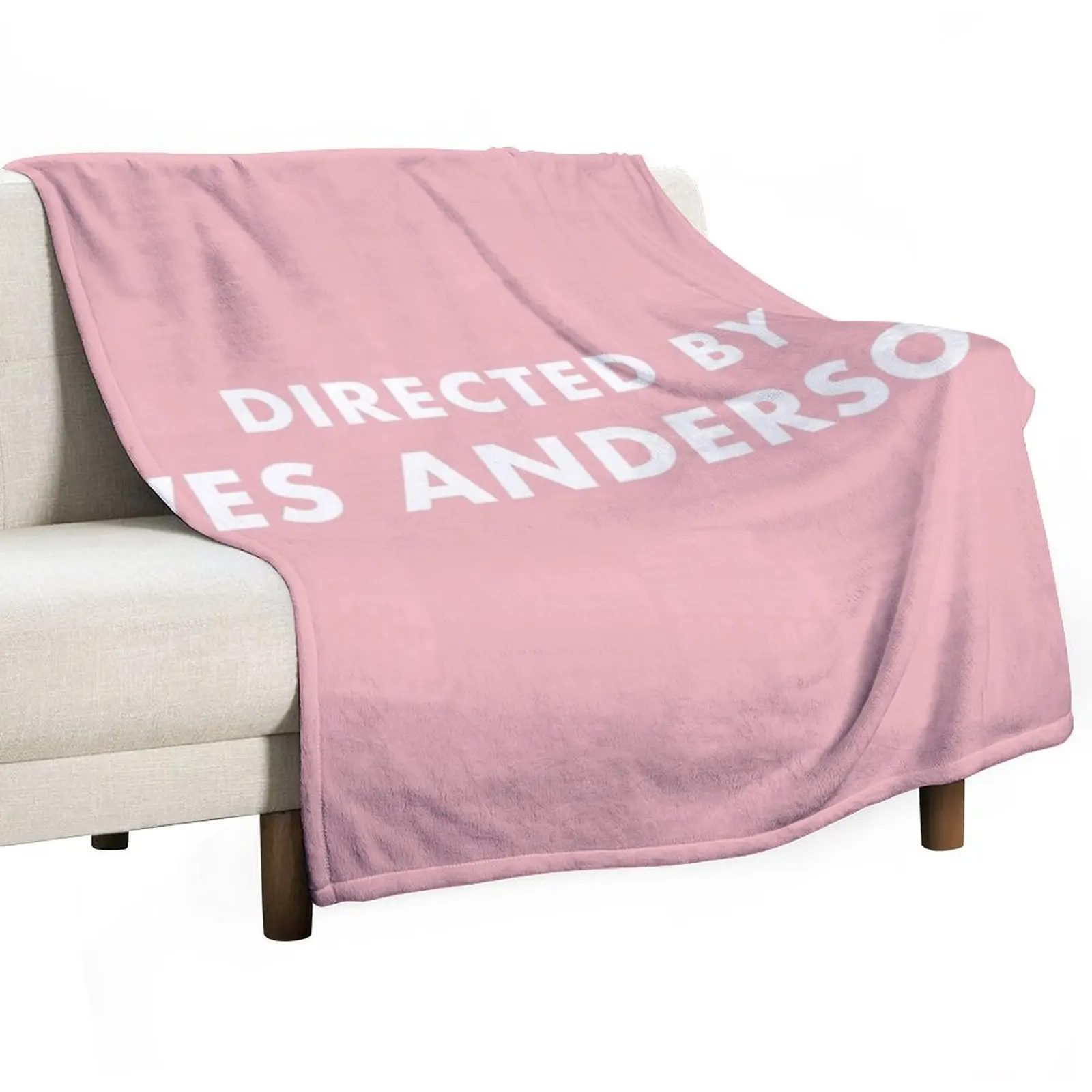 

Directed by Wes Anderson Throw Blanket Hairy Vintage bed plaid Luxury Blankets