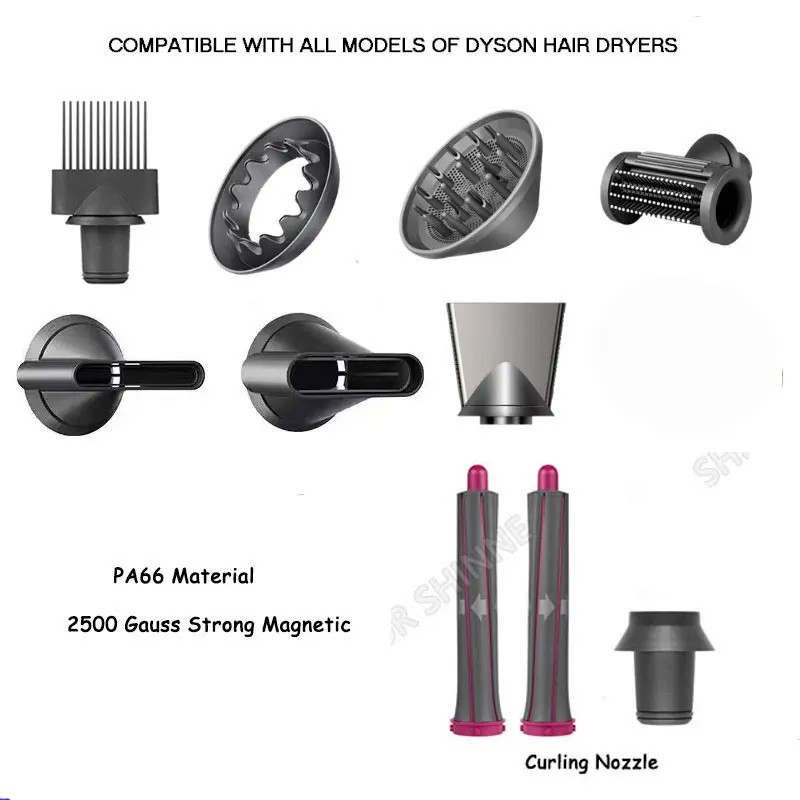 For Dyson Airwrap Supersonic Hair Dryer Curling Attachment Automatic Hair Curler Barrels And Adapters Styler Curling Tool