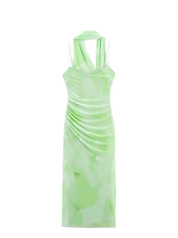 sachin and babi light blue dress The Moonlit Evergreen Velvet Midi Lace Dress