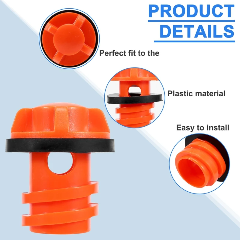 Cooler Drain Plugs Replacement Compatible With Most Rotomolded Coolers,Small Drain Plugs With Leak-Proof Design