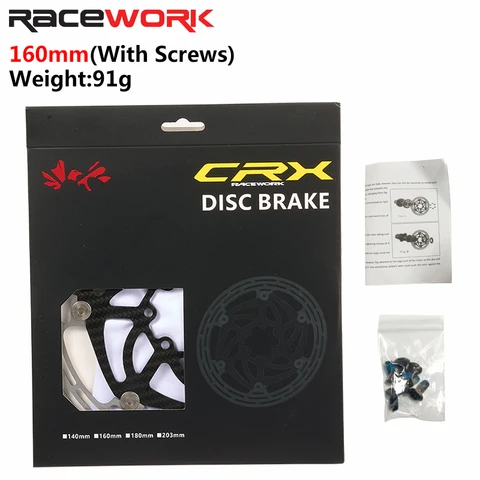 RACEWORK Карбоновый ротор тормоза для MTB и шоссейных велосипедов CRX