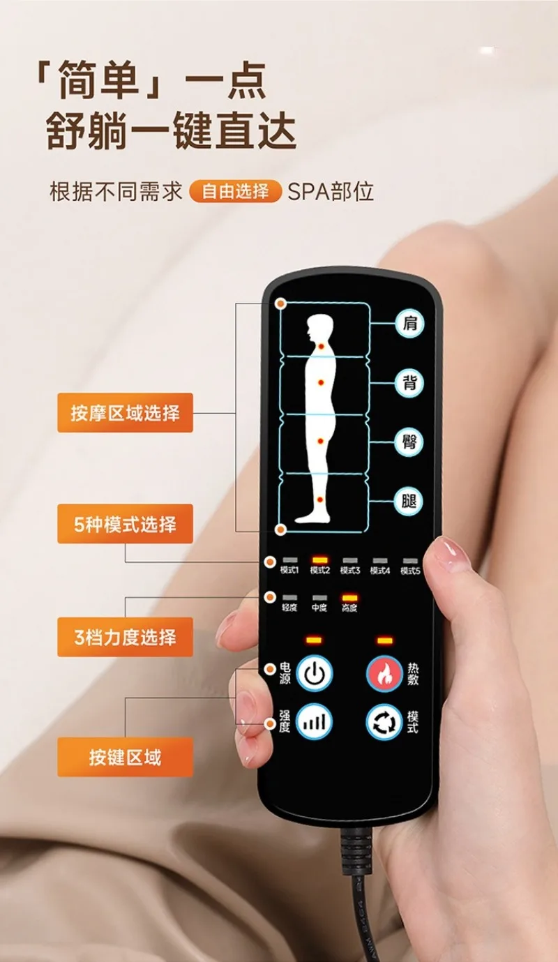 Masseur cervical, cou, taille, dos complet du corps, coussin de massage multifonctionnel