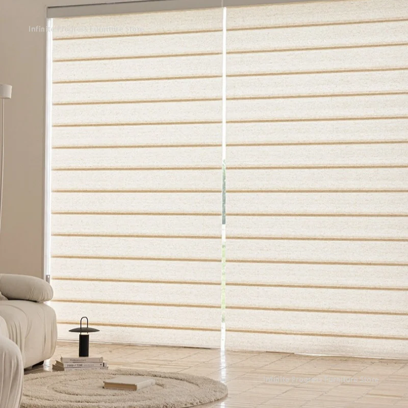 Custom Size Drill-Free Luxury Shutters New Arrival Living Room Bedroom Blackout Blinds Office Fensterläden Home Improvement HQ40