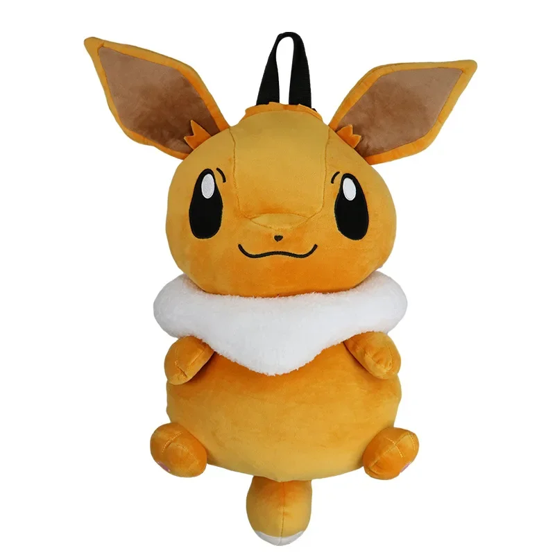 

Pokemon Plush Backpack Snorlax Mimikyu Eevee, Kids Stuffed Animal Toy Bag, Cute Doll Knapsack Birthday Gift