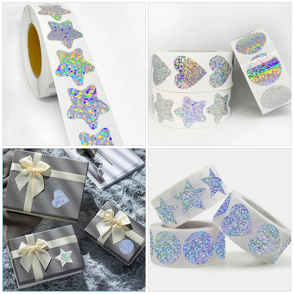 

3 Rolls Love Themed Stickers for Sealing Envelopes DIY Craft Boxes Bakery Packaging Multi-Function Gift Accessory Label