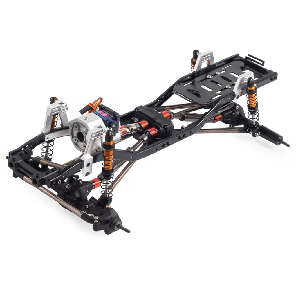 

1/10 SCX10 RC Car Frame Aluminum Alloy Car Frame For Axial SCX10 RC Car Accessories Replacement Part RC Car Frame Upgrade Part