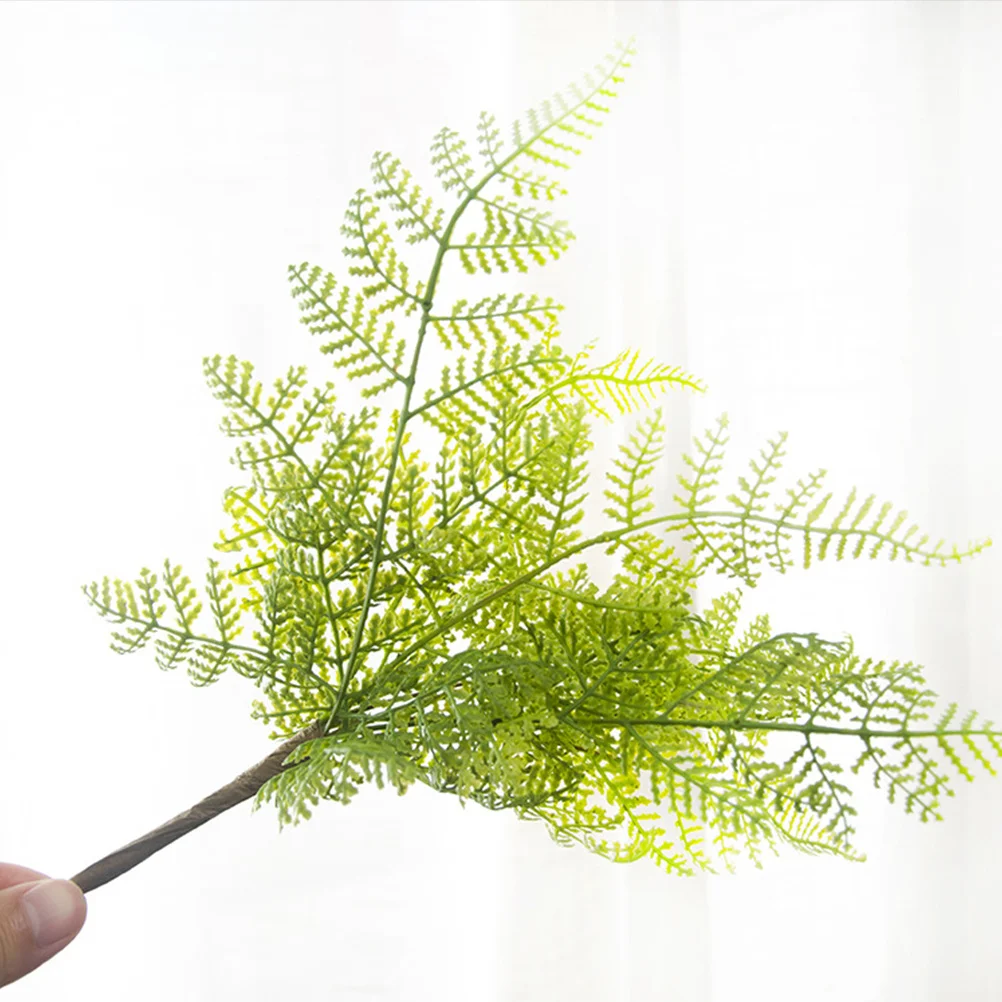 

2Pcs Simulation Fern Plant Background Wall Artificial Shrubs Leaves Greenery for Home Decor Indoor Outdoor Wedding DIY Wreaths