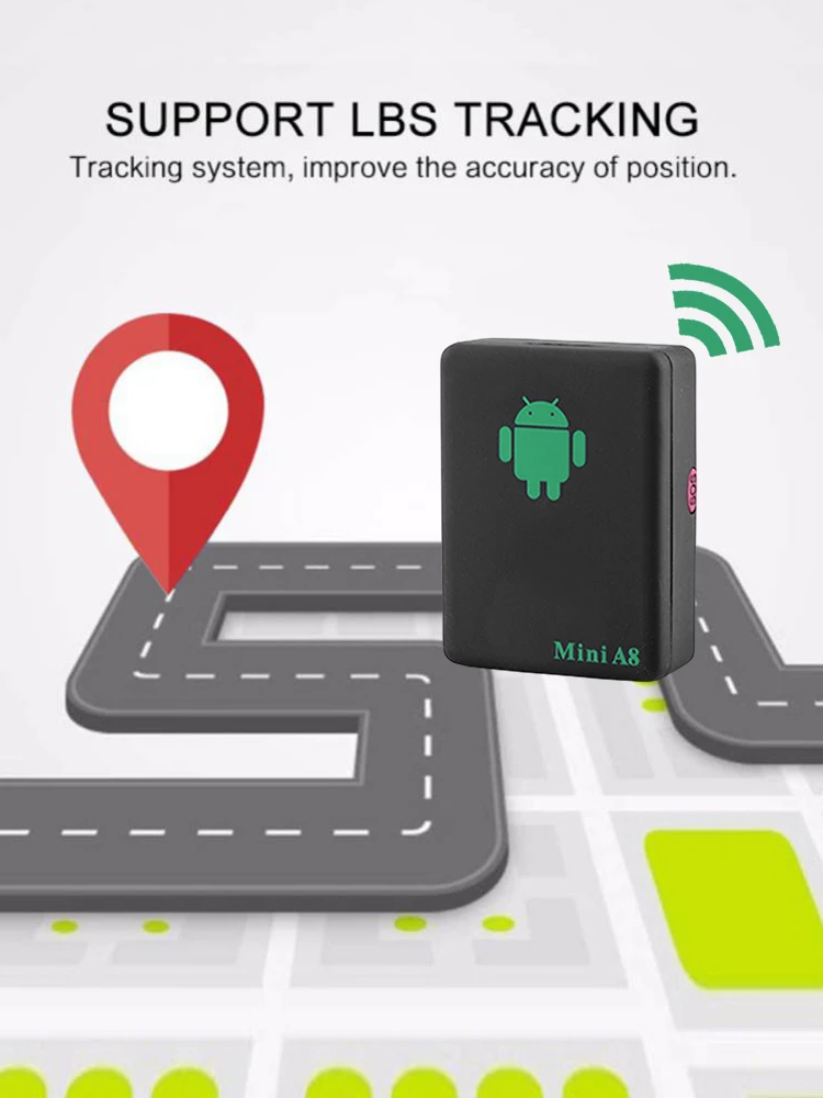 Портативный GPS-локатор с питанием от USB, устройство слежения за автомобилем, отслеживание в реальном времени, устройство против потери, 400 мАч, умный поисковик для домашних животных, защита от кражи