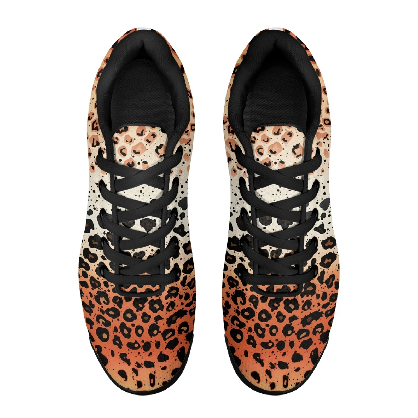 PENSTROLL Leopard-print Air Cushion Mens Running Shoes Tennis Basketball Shoes for Adult Modern Air Cushion Sneakers