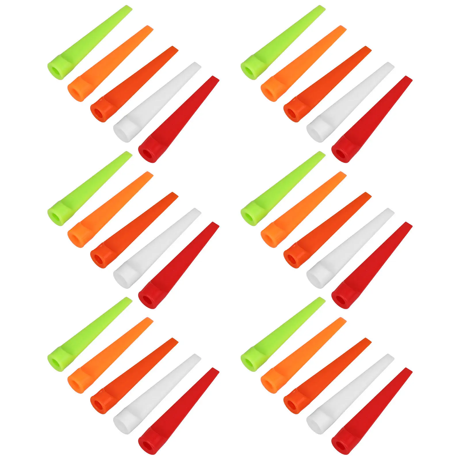 

50 шт. пластиковых ти-пегов для гольфа, плоские, небьющиеся, легкие, экологичные, для тренировок гольфистов