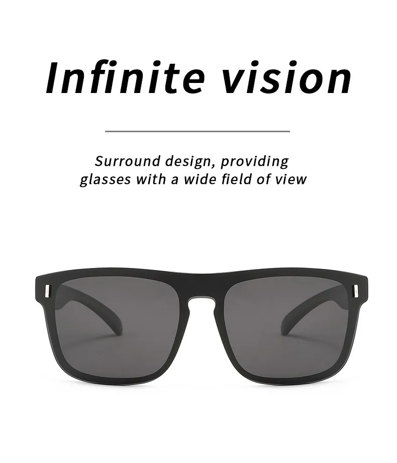 Okuma Neue Großrahmige Outdoor-Sport-Sonnenbrille UV400 Unisex Sonnenschutz Flash-Farbige Sonnenbrille Mode Polarisierte Einteilige Brille – Detail 13