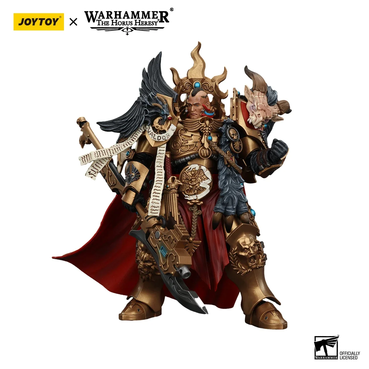 JOYTOY Warhammer Legio Custodes Constantin Valdor Action Figure Toys Valdor Model Movable Dolls Fans Collection