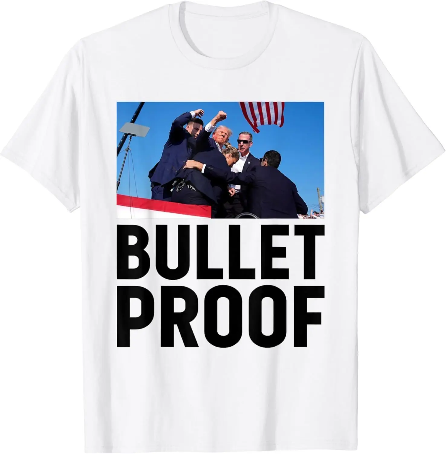 

Trump 2024 Survivor For America Vote For President Blood Ear Unisex T-Shirt