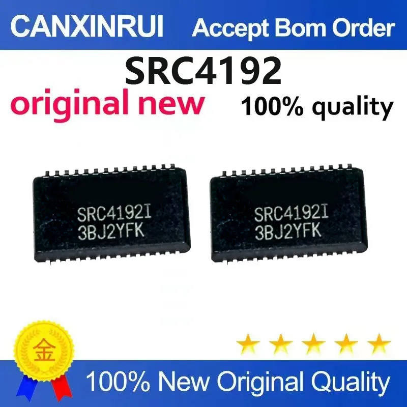 (5pcs-100pcs)New original SRC4192I sampling rate converter SSOP28 surface mount audio dedicated chip