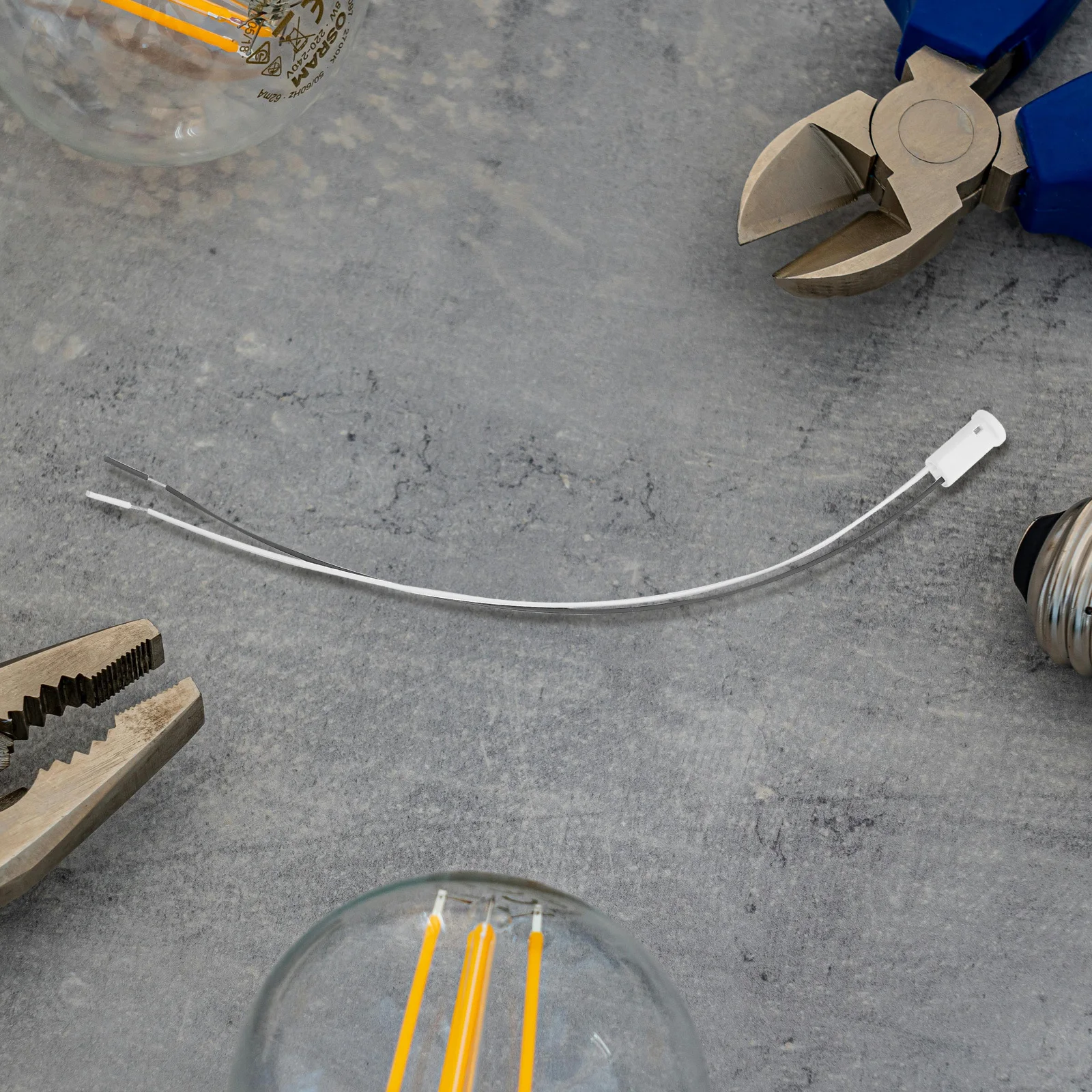 

6pcs Ceramic Bulb Socket With Wire Connector For Low Voltage Led Lamps Desk Lanterns Light Holder Base Adapter Lamp Socket