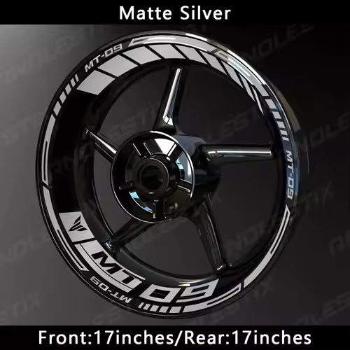 AnoleStix Reflective Motorcycle Wheel Sticker Hub Decal Rim Stripe Tape For YAMAHA MT-09 MT09 - Image 20