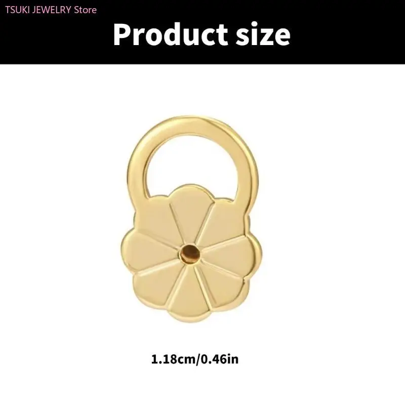 62KE 10pcs Stylish Ear Lifters Secure Earring Backers Comfortable Earring Backs