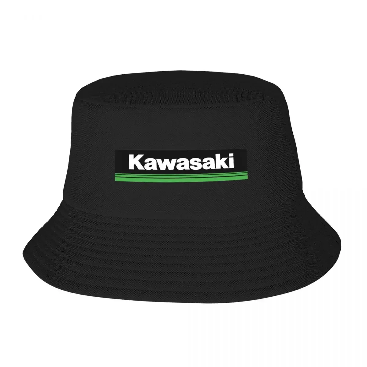 Girl Harajuku Bucket Hat Motorcycle K-kawasakis Motor Racing Outfit Bob Hats For Beach Headwear Lightweight