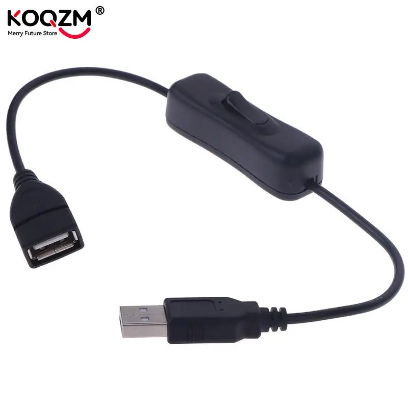 1Pc USB 2.0 A Male to A Female Extension Extender Cable With Switch ON/OFF Cable