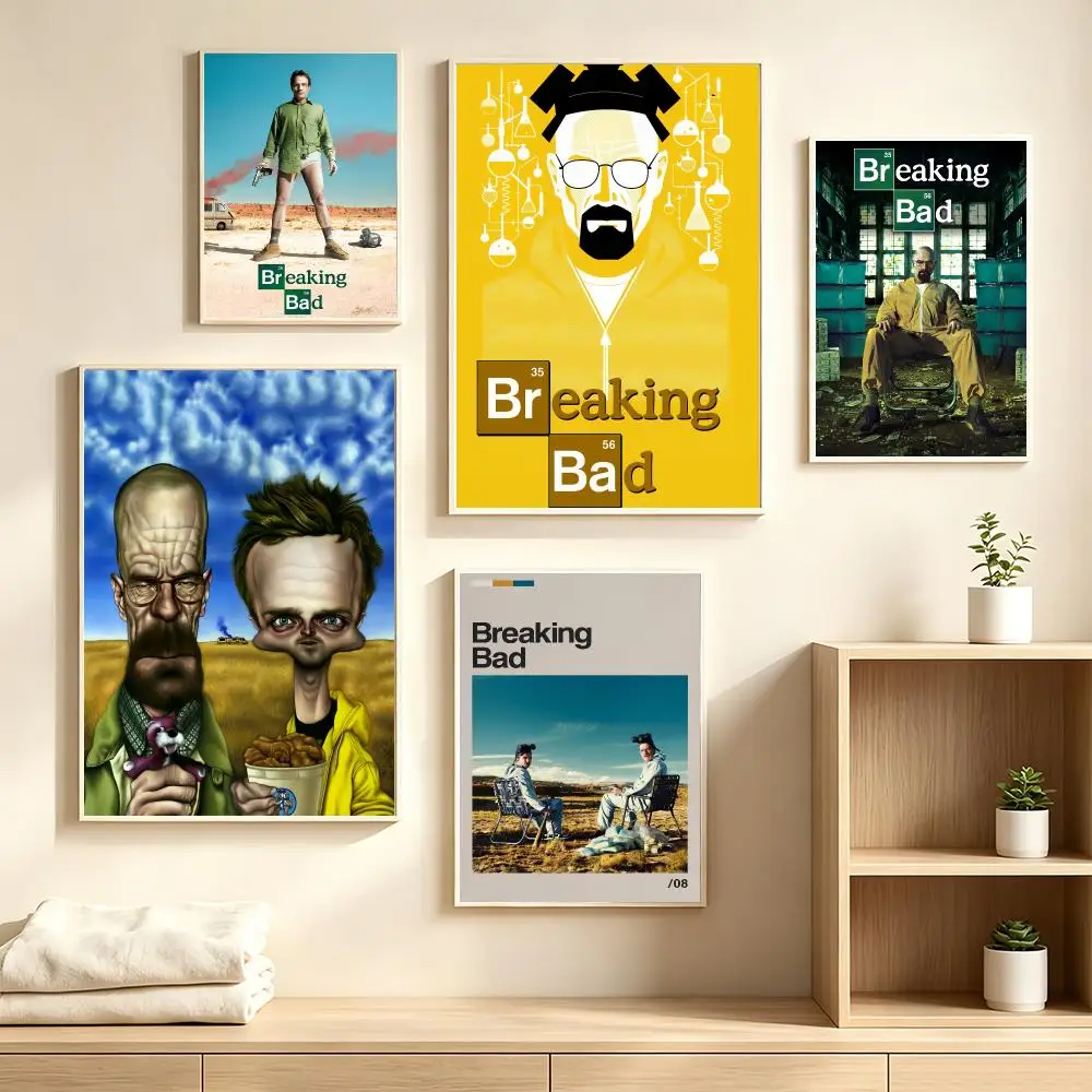 Drama TV Breaking Bad Poster Art Prints Wall Art Decor Gifts for Bedroom Living Room Hallway Home Decoration