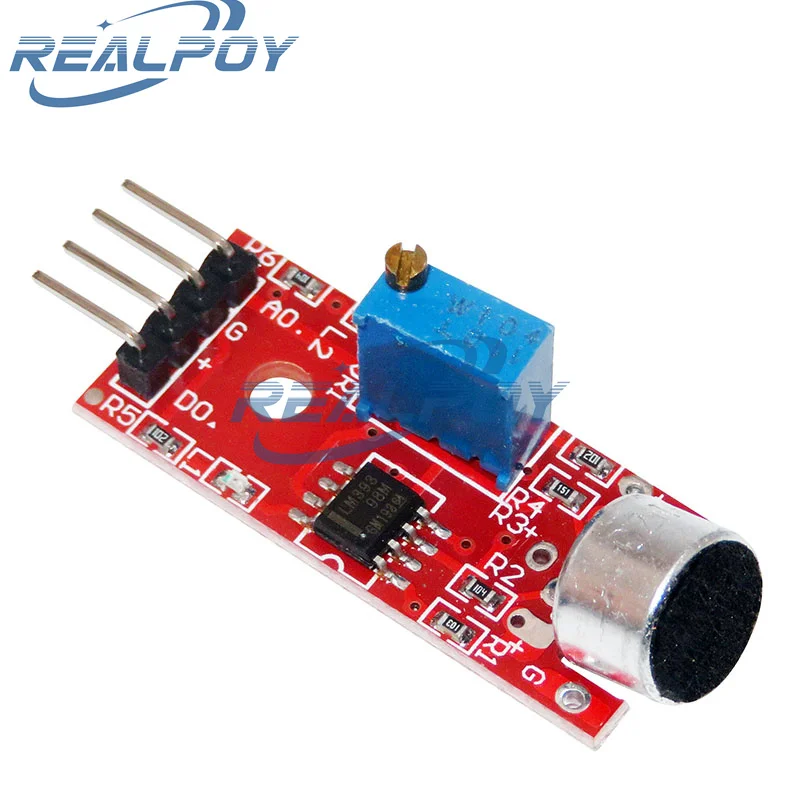 Microphone Voice Sound Sensor Detection Module For Arduino AVR PIC Analog Digital Output Sensors KY-038 KY-037