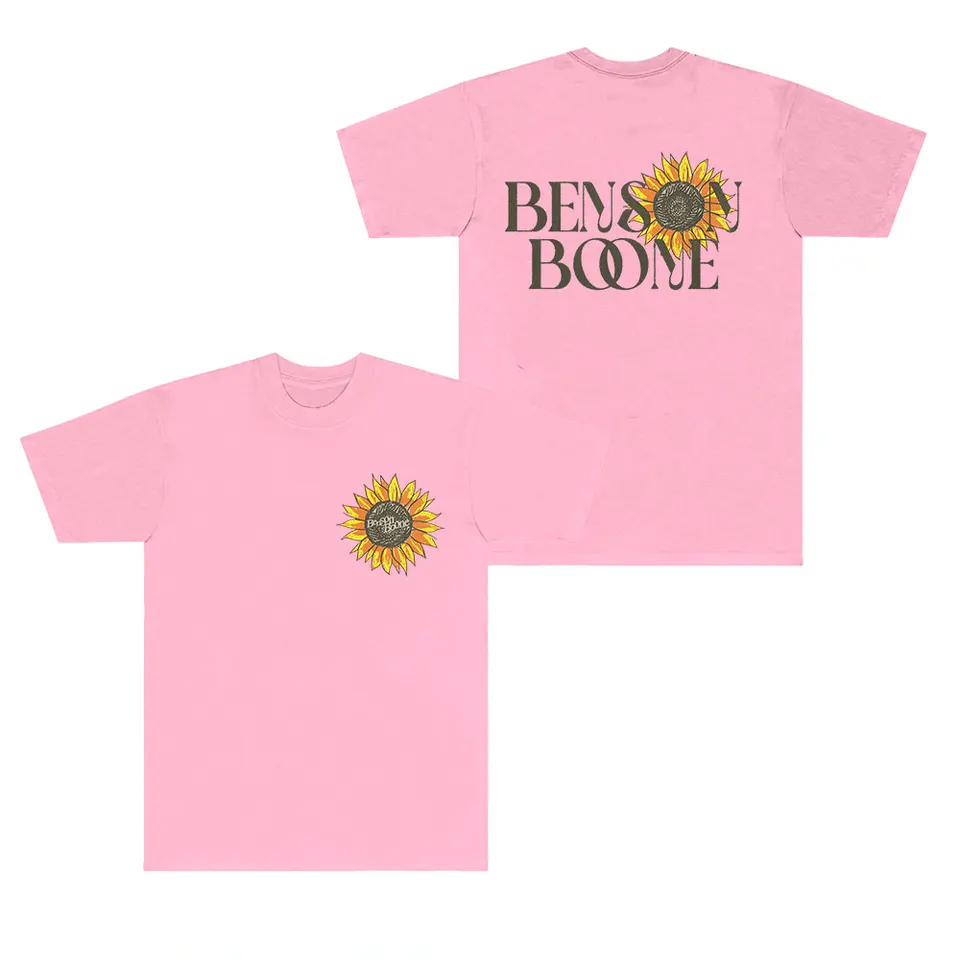 Benson Boome サンフラワーTシャツ Sサイズ Benson Boone Sunflower Tee Fireworks and Rollerblades Tour Merch