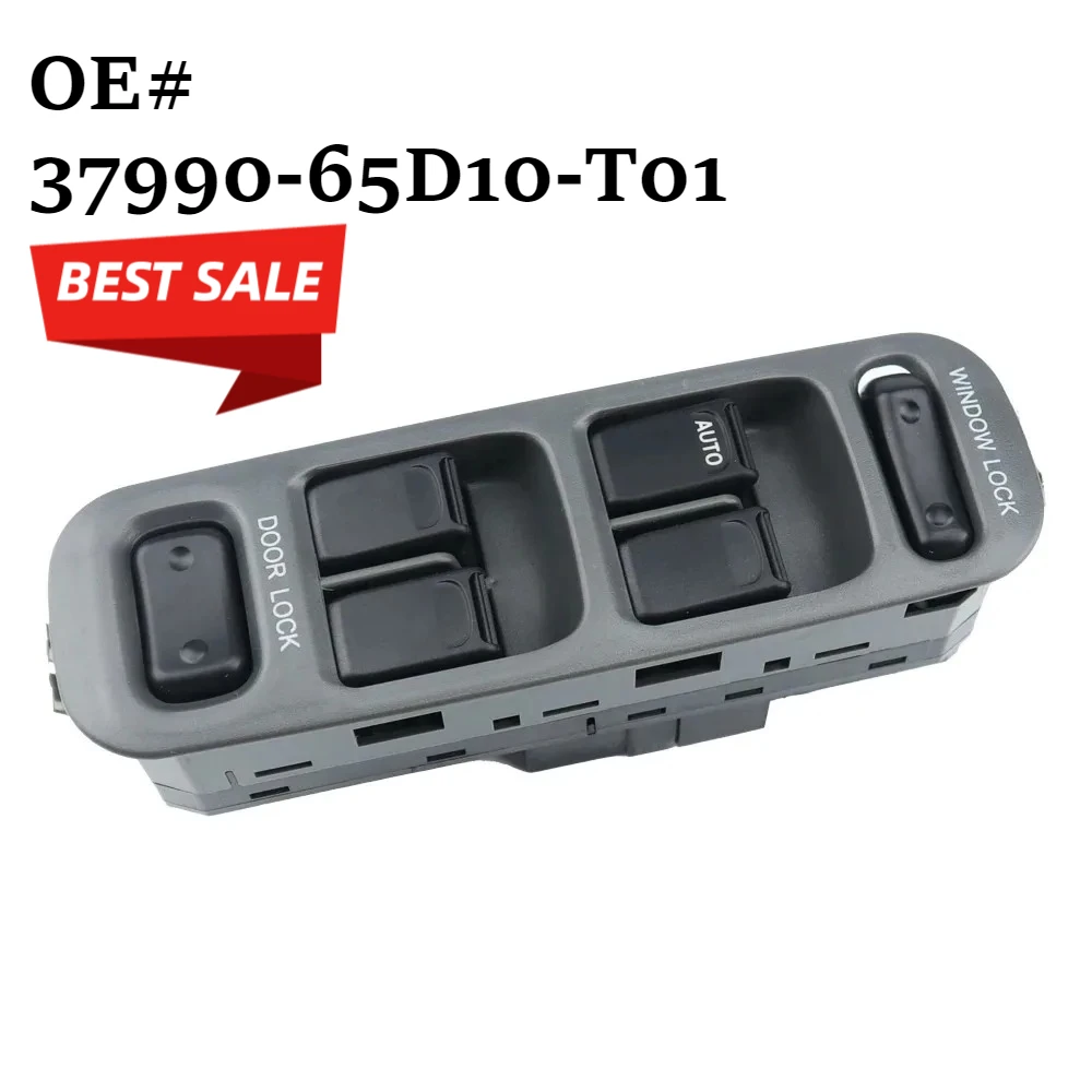 37990-65D10-T01 3799065D10T01 Interruptor Eléctrico de Ventanilla LHD para Suzuki Grand Vitara Vitara XL-7 Baleno Chevrolet Tracker