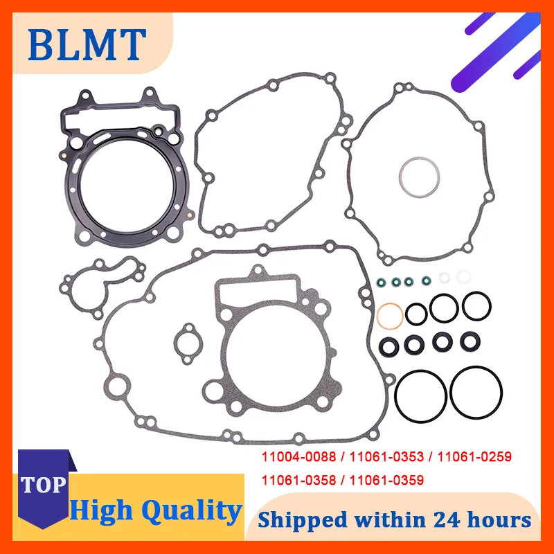 Motorcycle Engine Cylinder Piston Gasket Set For Kawasaki KX450F 11004-0088 11061-0353 11061-0259 11061-0358 11061-0359
