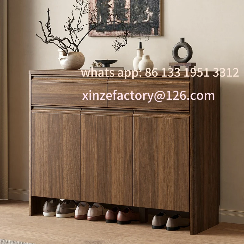 

Customizable new Chinese shoe cabinet household simple foyer large capacity storage cabinet