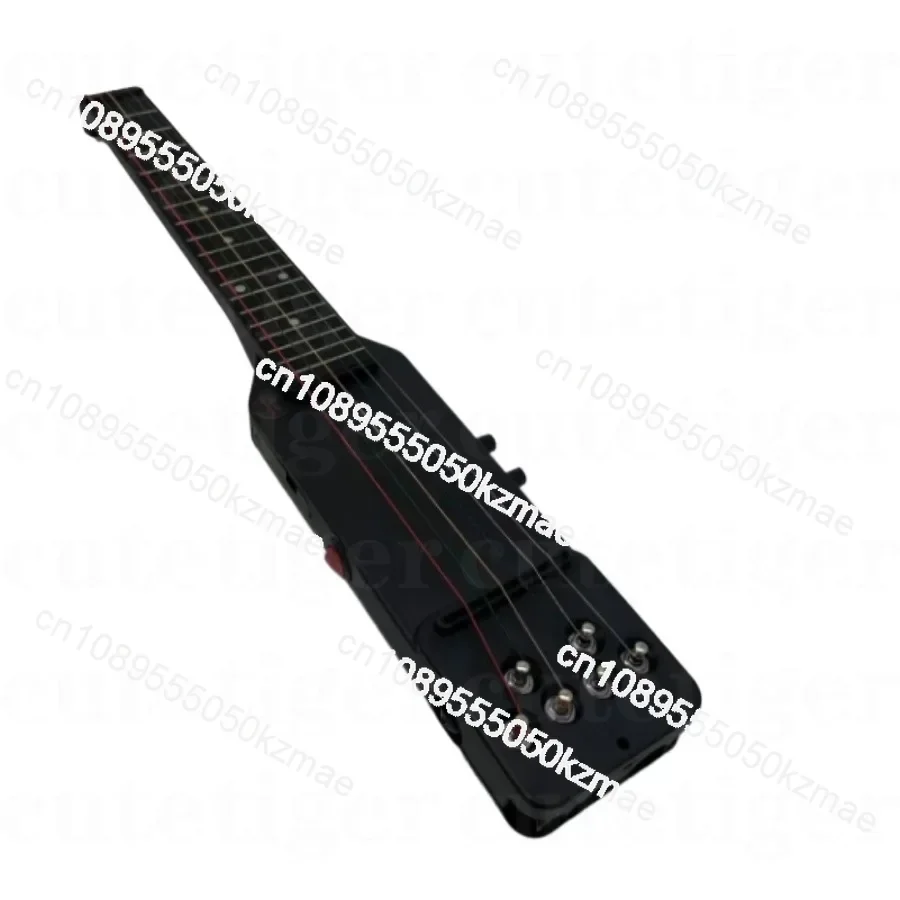 

Travel Mute Beginner Practice Professional String Musical Instrument Guitar 1Pc Creative Folding Portable Small Electric Guitar