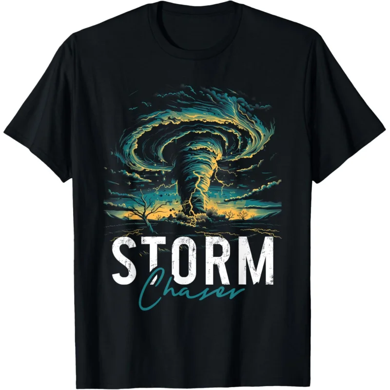 Storm Chaser Tornado Meteorologist Pattern T-shirt