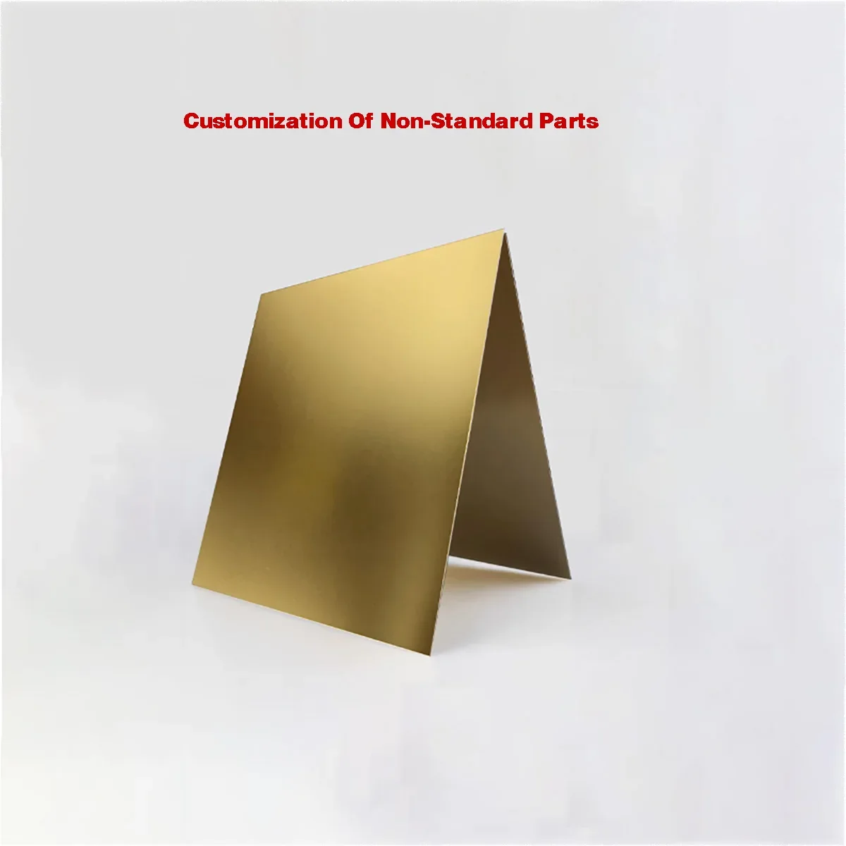 Aluminum Alloy Flat Plate, Gold Sandblasted Anodized Aluminum Plate, Thickness 0.8mm-1.2mm