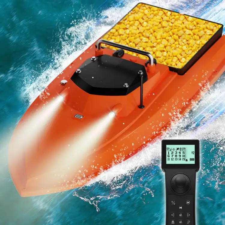 Wholesale D80B GPS High Power Smart Remote Control Fishing Bait Boat Trawling 3KG Load Waterproof Long Distance Night Fishing