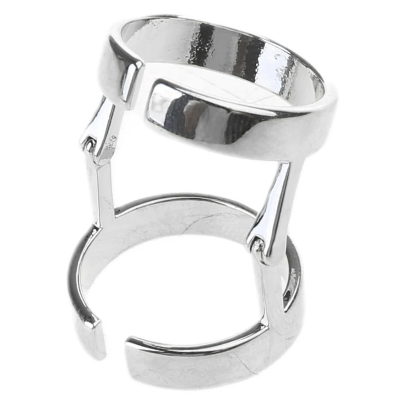 

Elegant Geometric Bendable Rings for Women Ladies Stylish Designs Comfort Fit Sturdy Alloy Materials Jewelry Accessory
