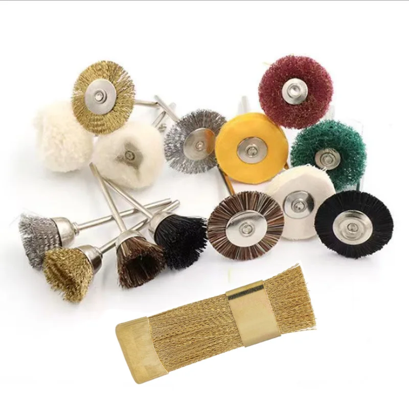 1pc Nail Drill Bit Cleaning Brush Portable Electric Manicure Drills Copper Wire Drill Brusher Cleaner DIY Nail Art Accessories