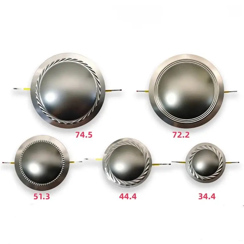 1Pcs Titanium Dome Voice Coil Diaphragm High Fidelity Speaker Replacement Part Multiple Sizes Audio Repair Tool