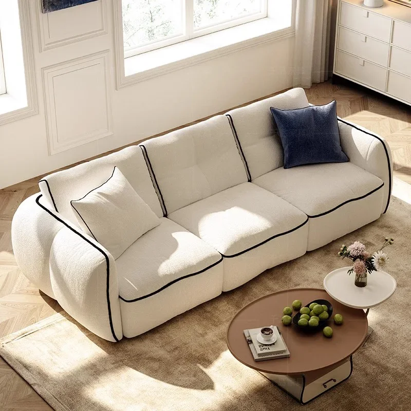 #Cloud Nordic Living Room Sofas Corner Bedroom White Designer Outdoor Sofa Relaxing Bean Bag Cheap Divano Garden Furniture Sets