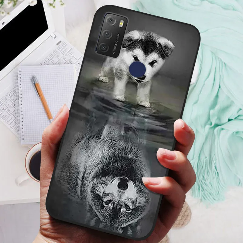 For TCL 20Y 6156D Case Silicone Shockproof Soft TPU Phone Cover For TCL 20Y 20E 6125F Funda for TCL20Y TCL20E Capa Cartoon Shell