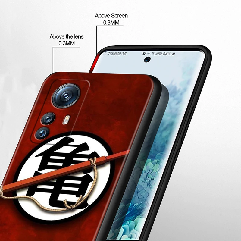 Anime D-Dragon Ball Z Logo Art For Xiaomi Mi 14 13T 13 12T 12 11T 11i 11 10T 10 Pro Lite Ultra 5G Black Cover Phone Case