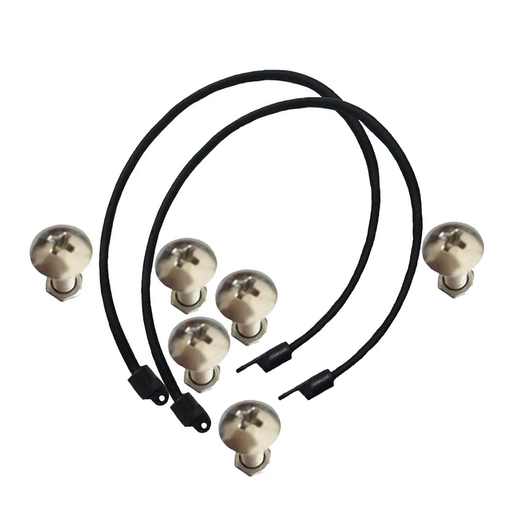 

18 Pcs/1 Kayaks Accessories Bungee Cord Outdoor Product Black Fittings Fixed Buckle