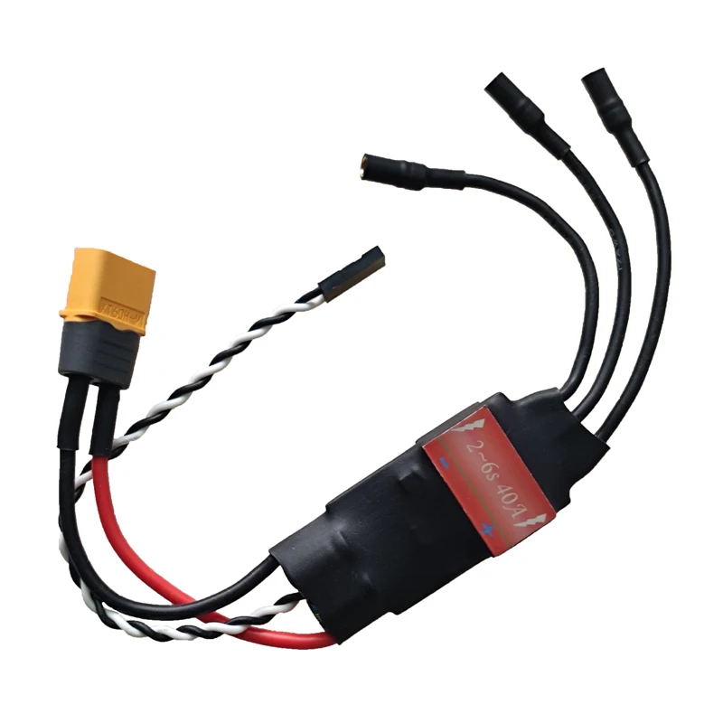 

1PCS RC Multi-copter Airplane Brushless ESC Speed Regulator Controller Module 2-6S 30A/40A Support 240000/80000/40000RPM Motor