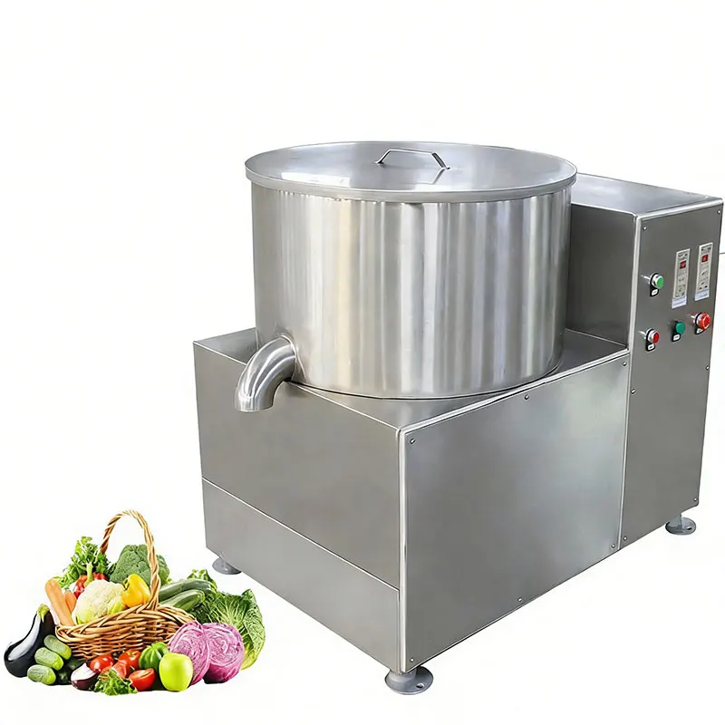 

Compact Degreaser and High-speed Centrifugal Dehydrator for Small Fried Foods and French Fries