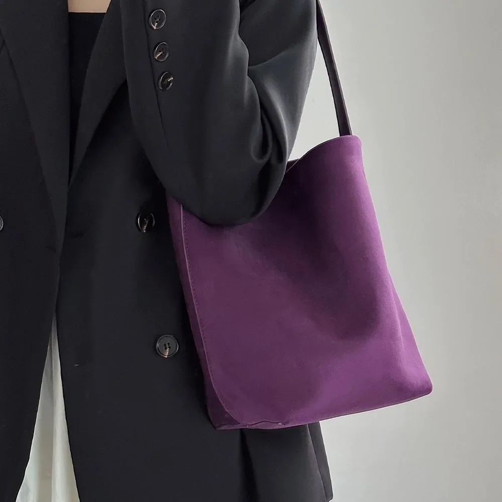 Motingsome-Bolsos de piel de ante para mujer, Mini bolsos de diseñador de hombro, de lujo, suaves e informales, monederos diarios, moda de otoño, nuevo Color