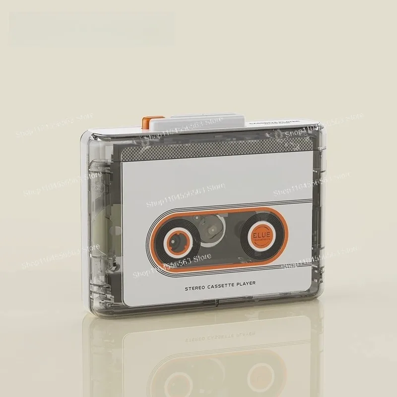 New Vintage Stereo Cassette Player – Bluetooth Rechargeable Retro Walkman for Cassette Tape Playback