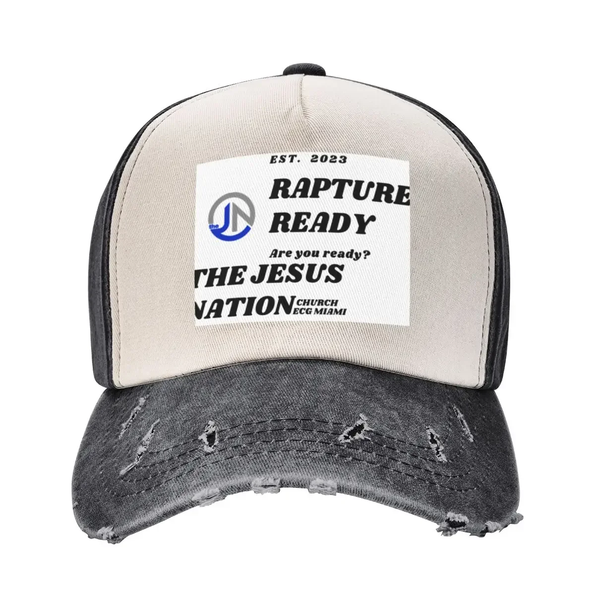 

Scripture Rapture Ready-Jesus Nation Church Baseball Cap Mountaineering Sunscreen Horse Hat For Man Women's