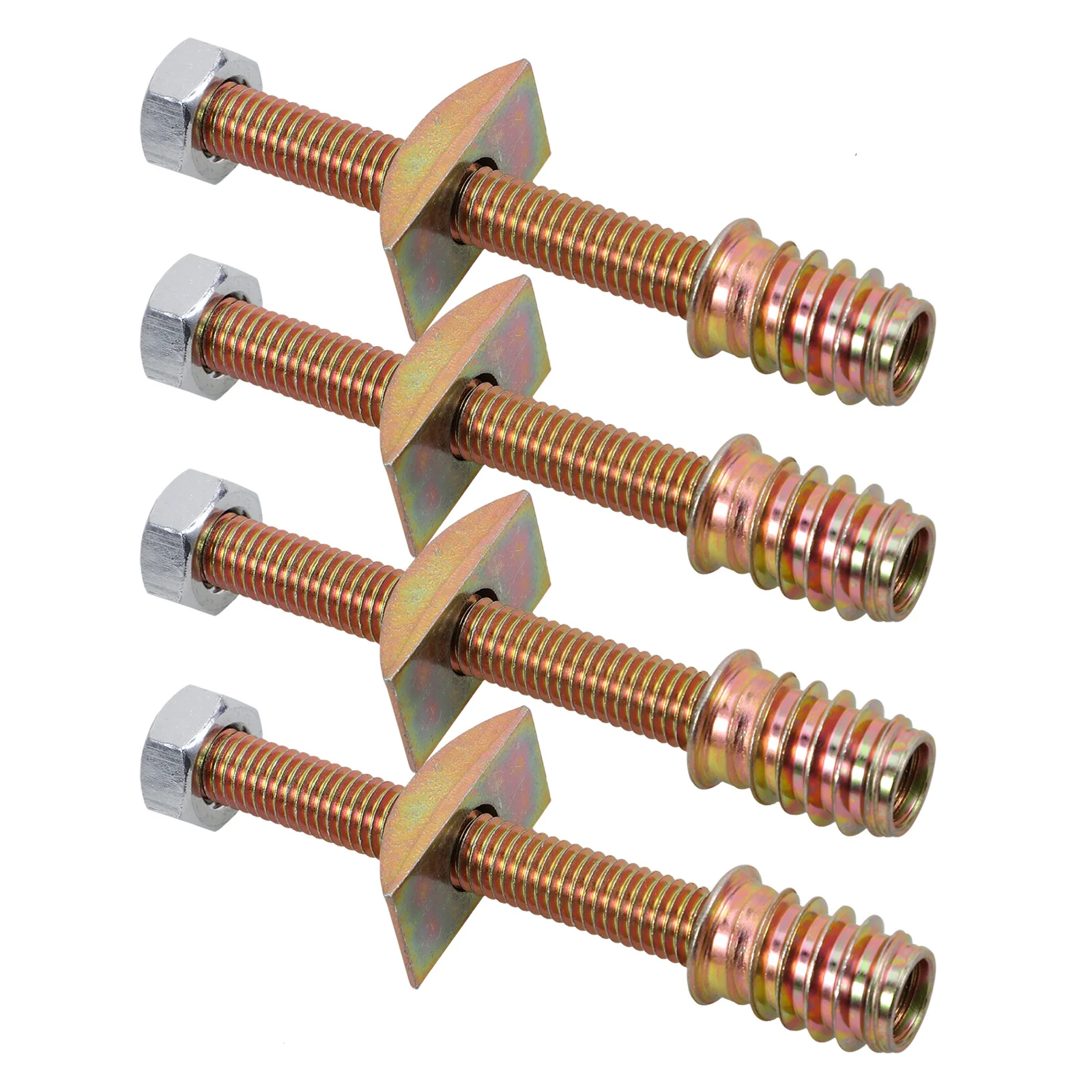 

4Sets Furniture Connector Countertop Kitchen Worktop Joint Connector Benchtop Thread Bolt Fasteners Benchtop