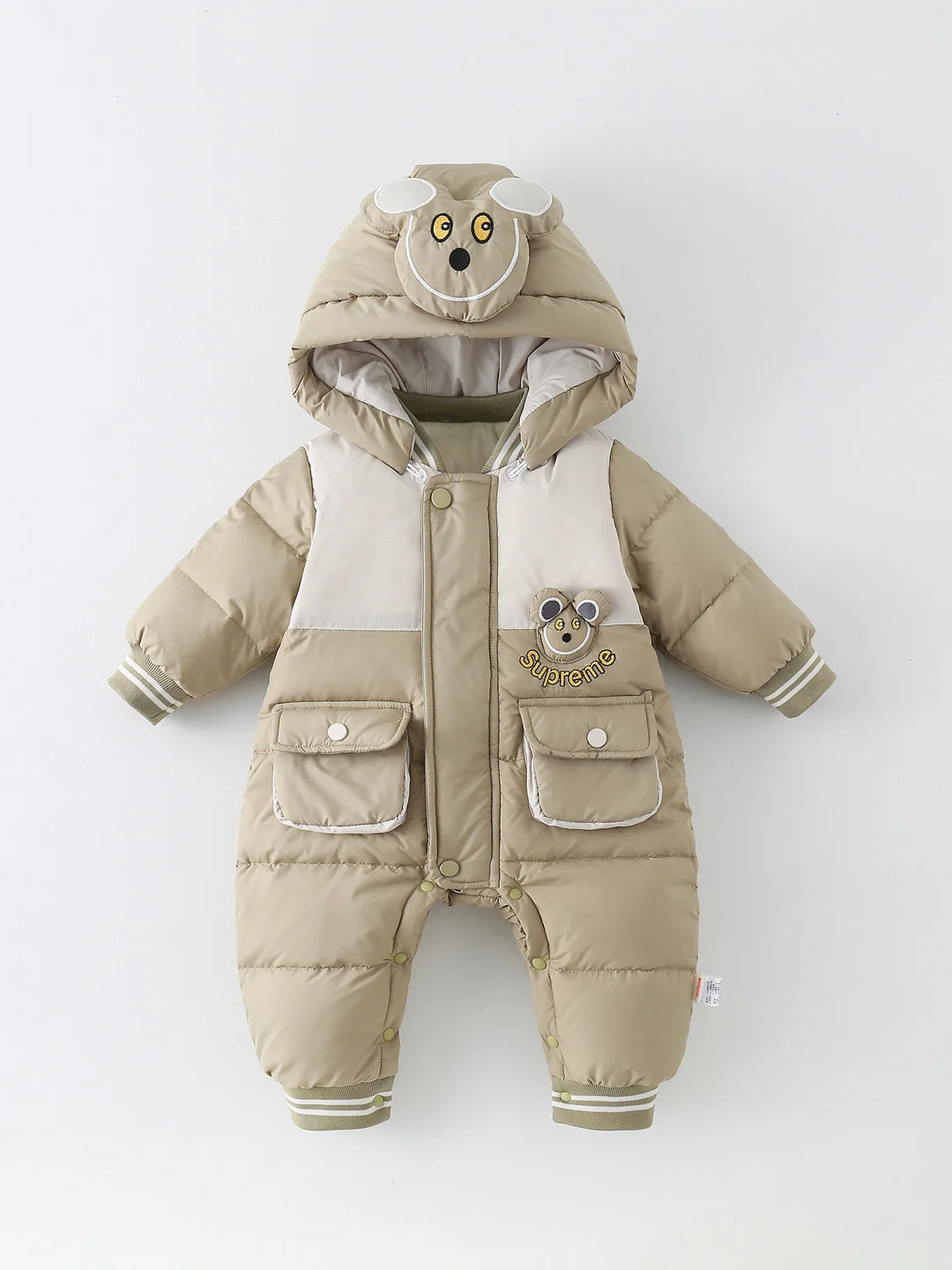 

Thiened Winter down Jaet for Babies Casual Outfit Clothes Warm Outdoor Wear New 2025 Cartoon Pattern Hooded Zipper