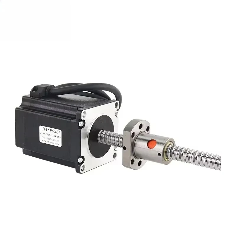 Precision 57 ball screw rotary stepper motor combination 1204 nut, high speed and large torque 3D printer