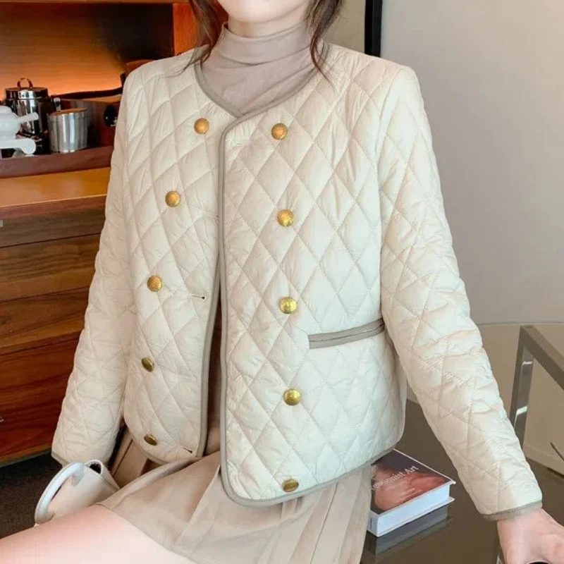 

Lingge Cotton Coat Women's Western-style Cotton Clothing Trend