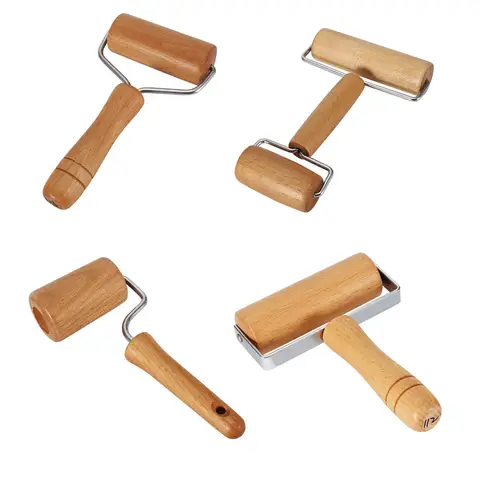 Wooden Pastry Dough Roller Easy To Use Smooth Baking Roller For Rolling Out Even Crusts/Pizza Crusts / Other Baking Tools